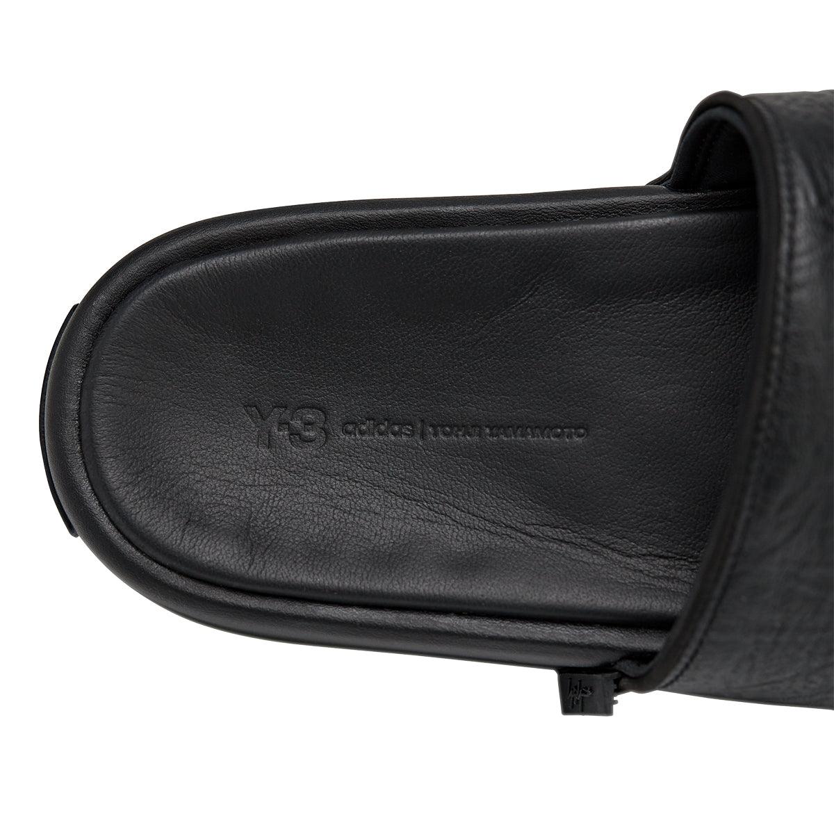 Comfortable Black Leather Slides for Men & Women - Soft & Stylish Summer Sandals for Beach, Pool, and Casual Wear