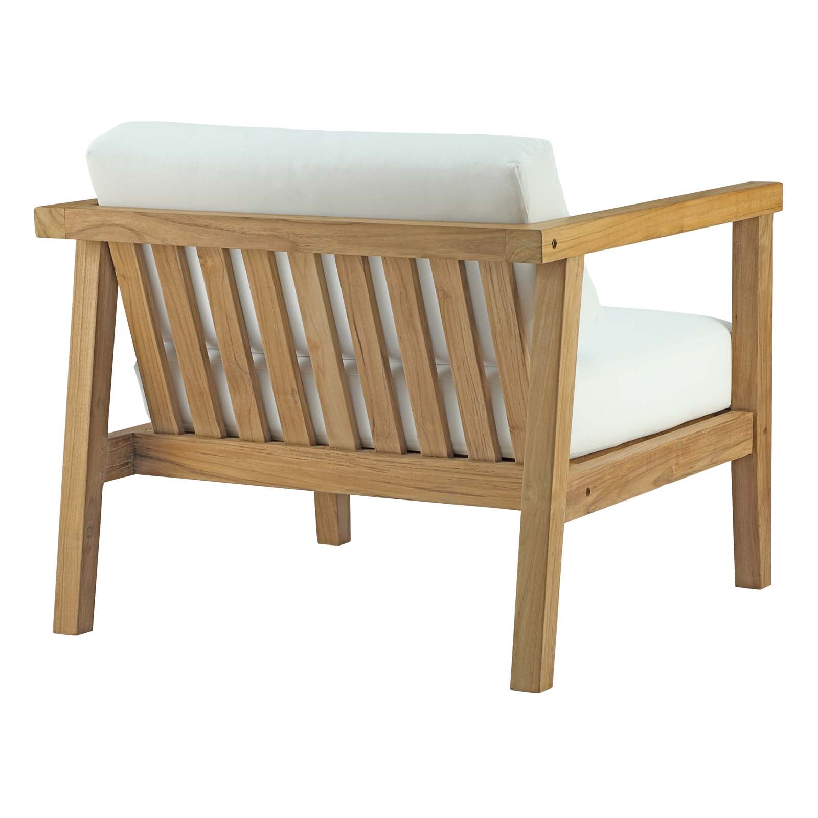 Premium Bayport 2-Piece Outdoor Patio Teak Furniture Set - Durable Garden Table & Chairs for Backyard, Deck, or Poolside Relaxation