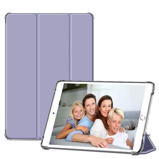 iPad Air 5 2022 Case - Shockproof Airbag Transparent Back Cover with Smart Auto Wake/Sleep | Perfect for Work, Travel & Everyday Protection