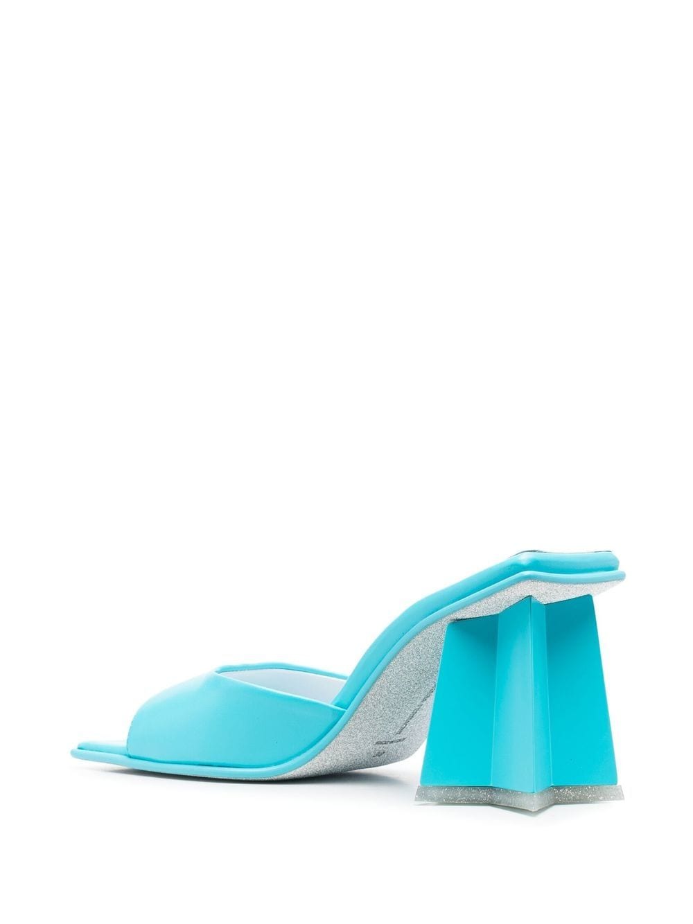 Chiara Ferragni Women's Clear Blue Sandals - Fashionable Summer Slide Sandals for Beach, Pool, and Casual Outings