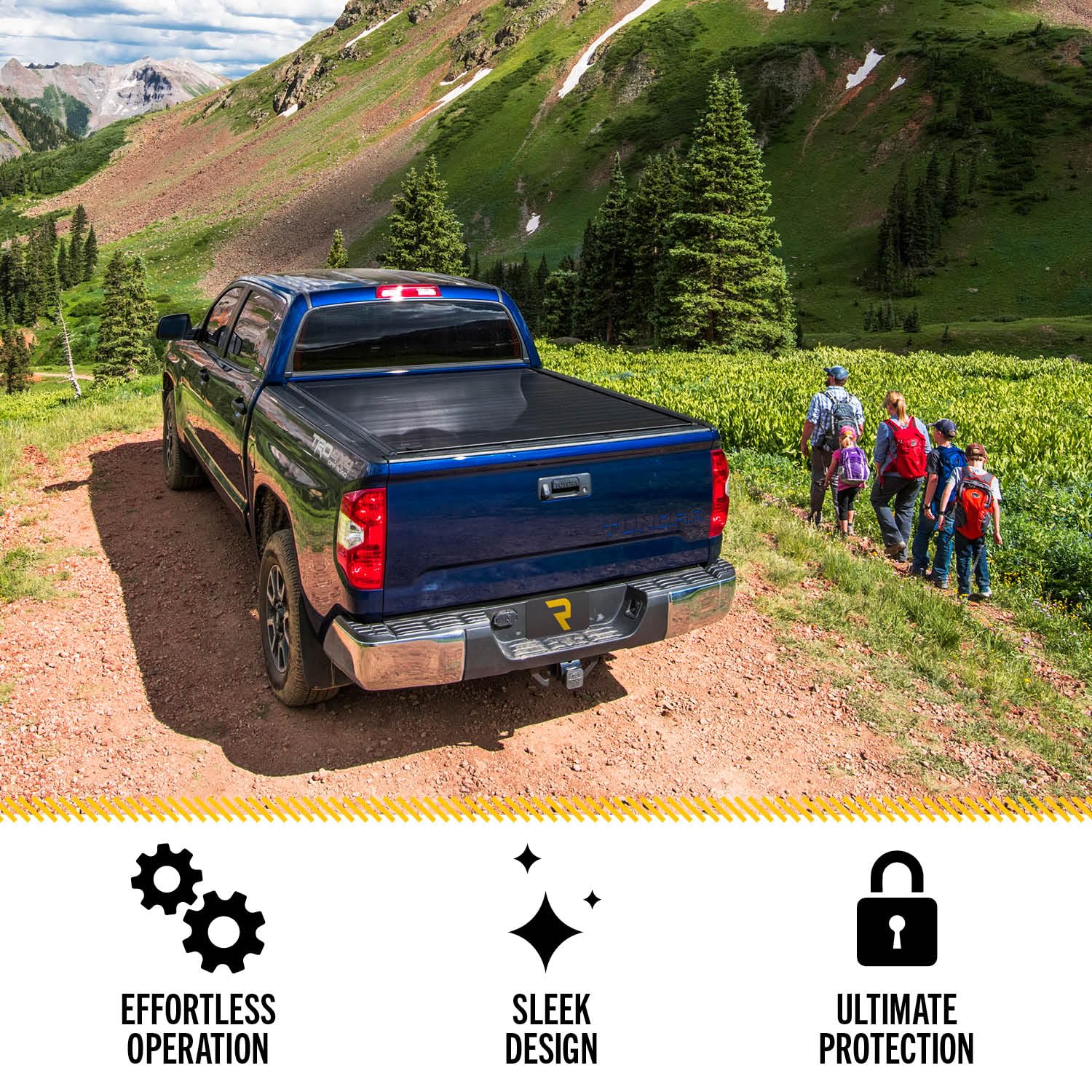 RetraxPRO MX Retractable Truck Bed Tonneau Cover for 2022-2025 Nissan Frontier King Bed & Crew Cab | 73.3