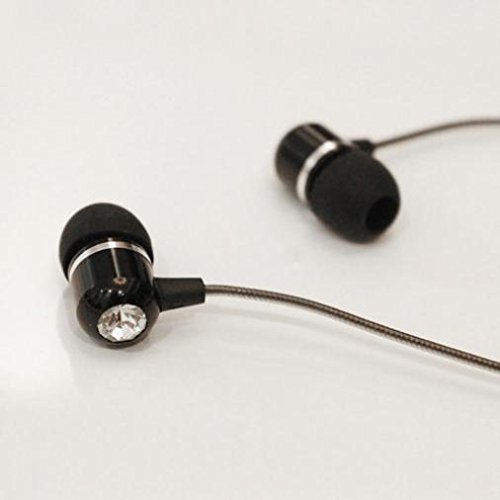 Premium Wired Earphones with Hi-Fi Sound, Built-in Mic & Metal Design - Compatible with Kyocera DuraXV Extreme - Perfect for Workouts, Commuting & Hands-Free Calls