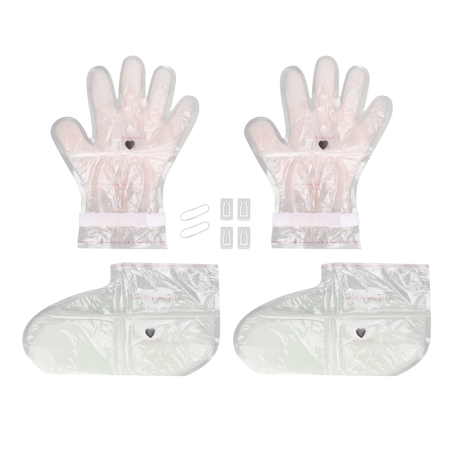 Paraffin Hand & Foot Mask with Vitamins & Collagen - Hydrating, Exfoliating & Skin Repair Treatment for Dry, Aging Hands & Feet | At-Home Spa Care & Winter Skin Relief