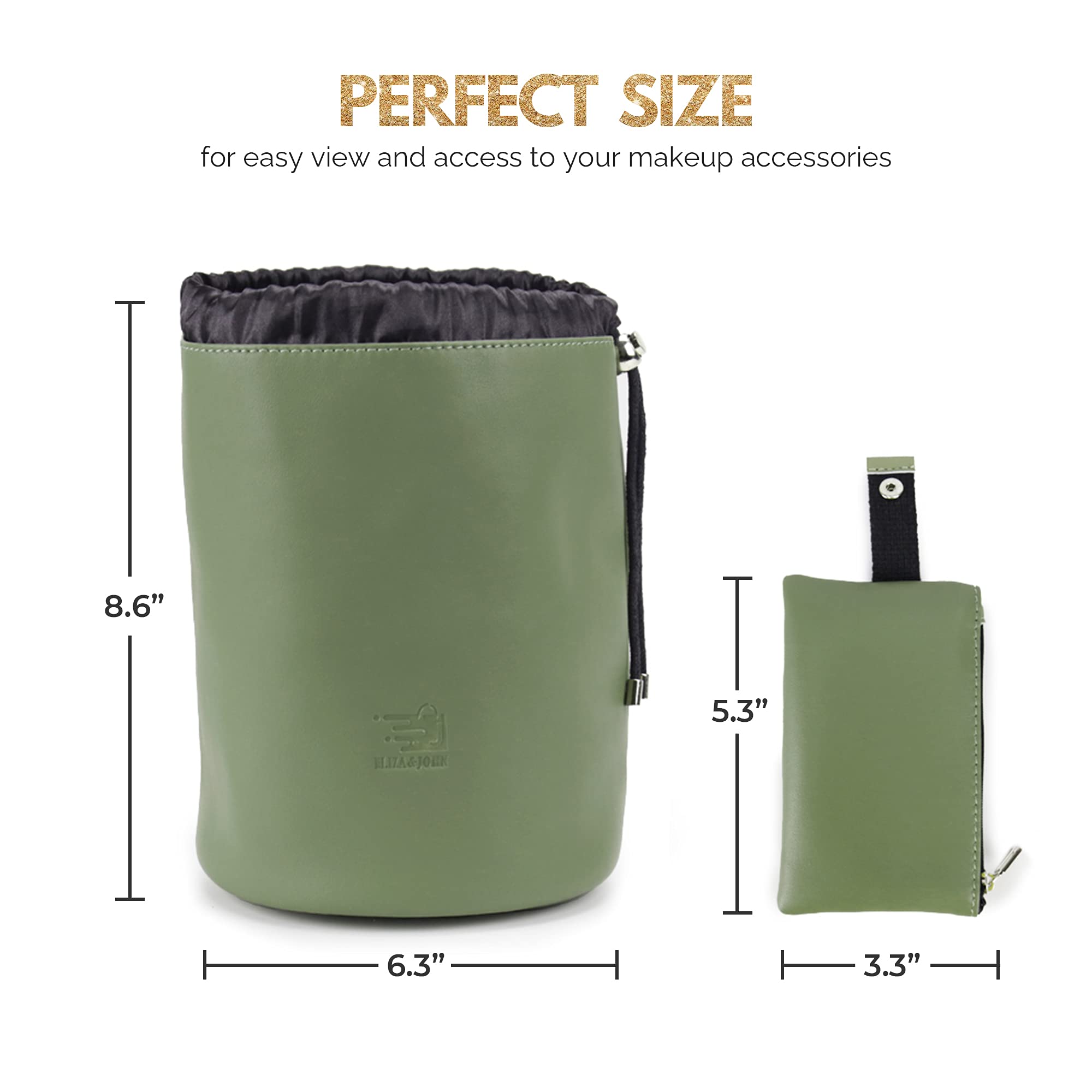 Large Makeup Bag for Women - Waterproof Cosmetic Organizer Travel Case with Multiple Pockets, Skincare & Toiletry Storage - Perfect for Travel, Gym, Home & Office Organization