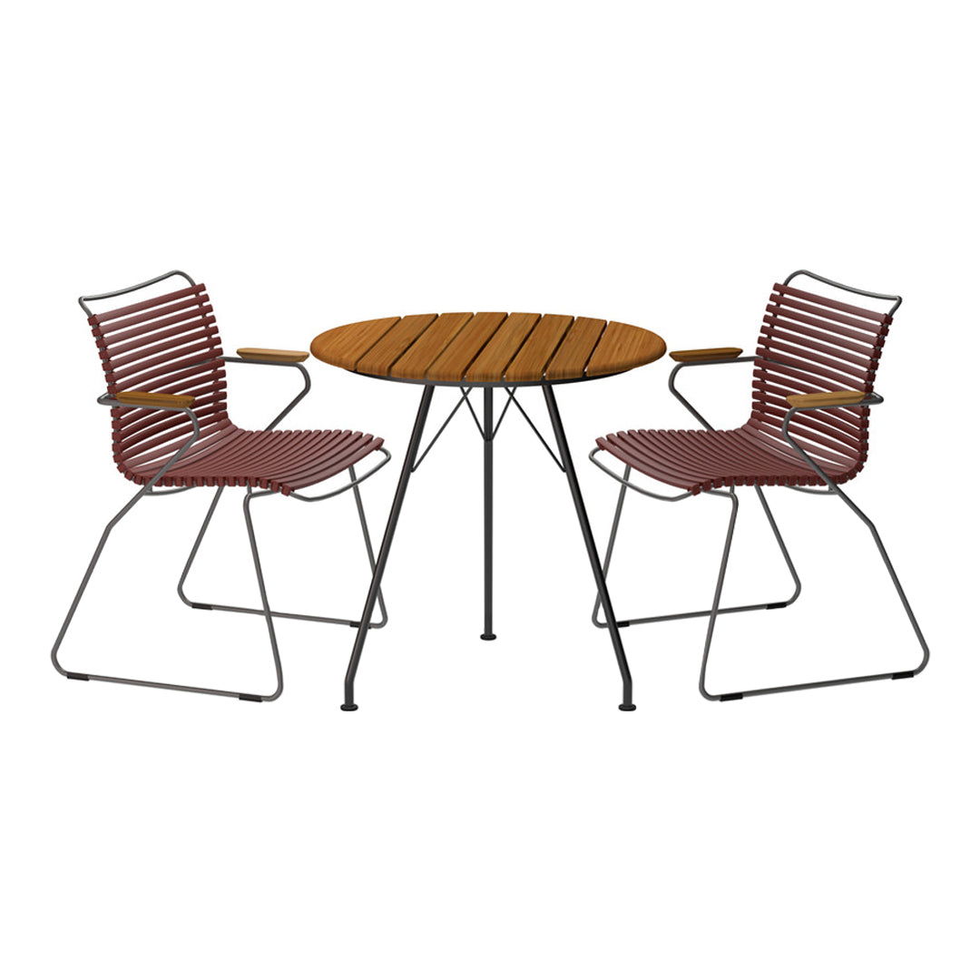 Outdoor Cafe Table - Weather-Resistant Round Bistro Table for Patio, Garden, and Restaurant Use - Perfect for Dining, Relaxing, and Entertaining Outdoors