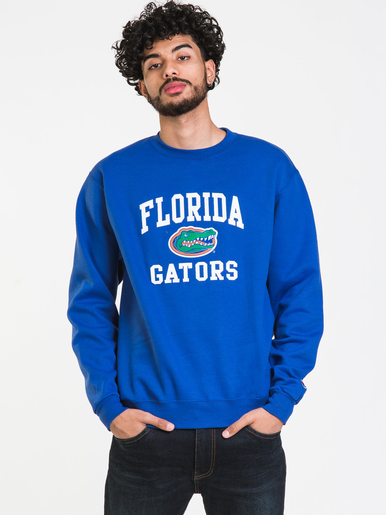 Champion Eco Powerblend Florida Crewneck Sweatshirt - Soft & Comfortable Cotton Blend, Men's & Women's Casual Wear - Perfect for Gym, Lounge & Street Style