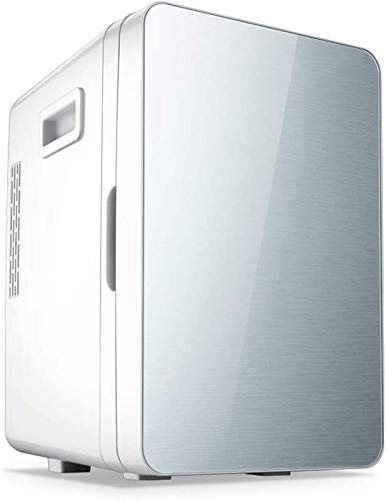 WSMLA 4.5 Cu Ft Mini Fridge with Freezer - Compact Table Top Refrigerator for Drinks, Food & Beer Storage - Energy Efficient Small Fridge for Office, Dorm, Apartment with Adjustable Shelves (Silver) - Perfect for Bedroom, RV, Gaming Room & Small Spaces