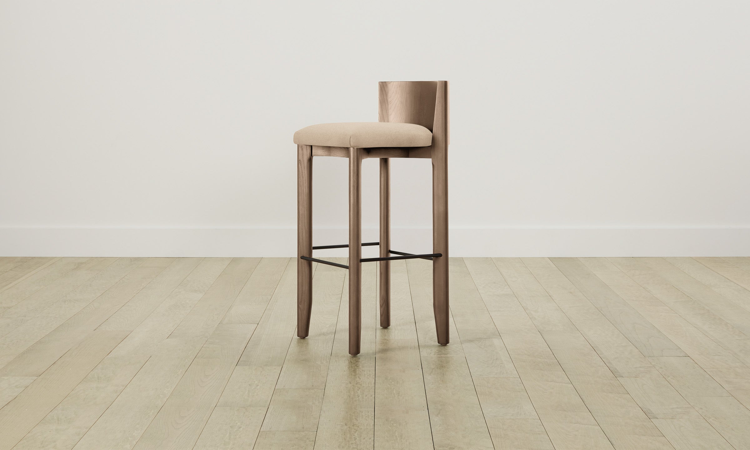 Premium Velvet Bar Stools Set of 2 - The Delancey Counter Height Stools with Butter-Soft Performance Fabric - Perfect for Kitchen Islands, Breakfast Bars & Home Decor
