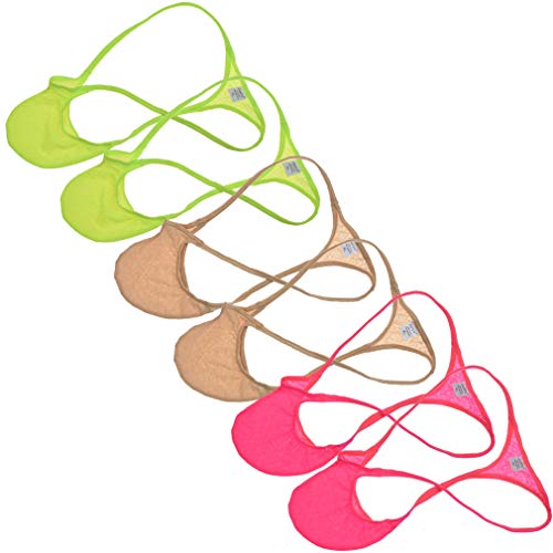 Pink Flesh Neon Green 6pcs