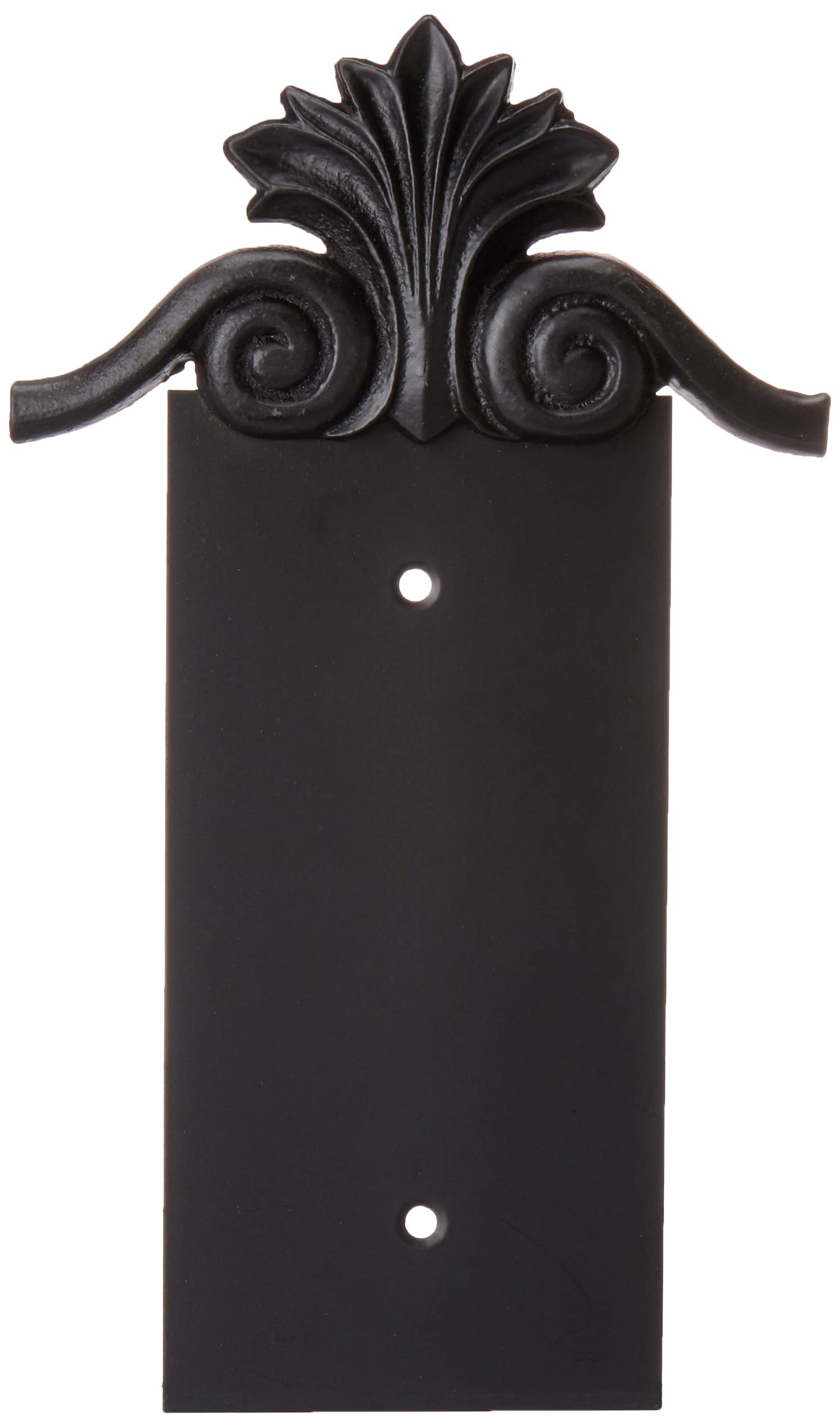 Vintage Cast Iron House Number Sign - 2-Digit Outdoor Address Plaque with Large Crest, 12