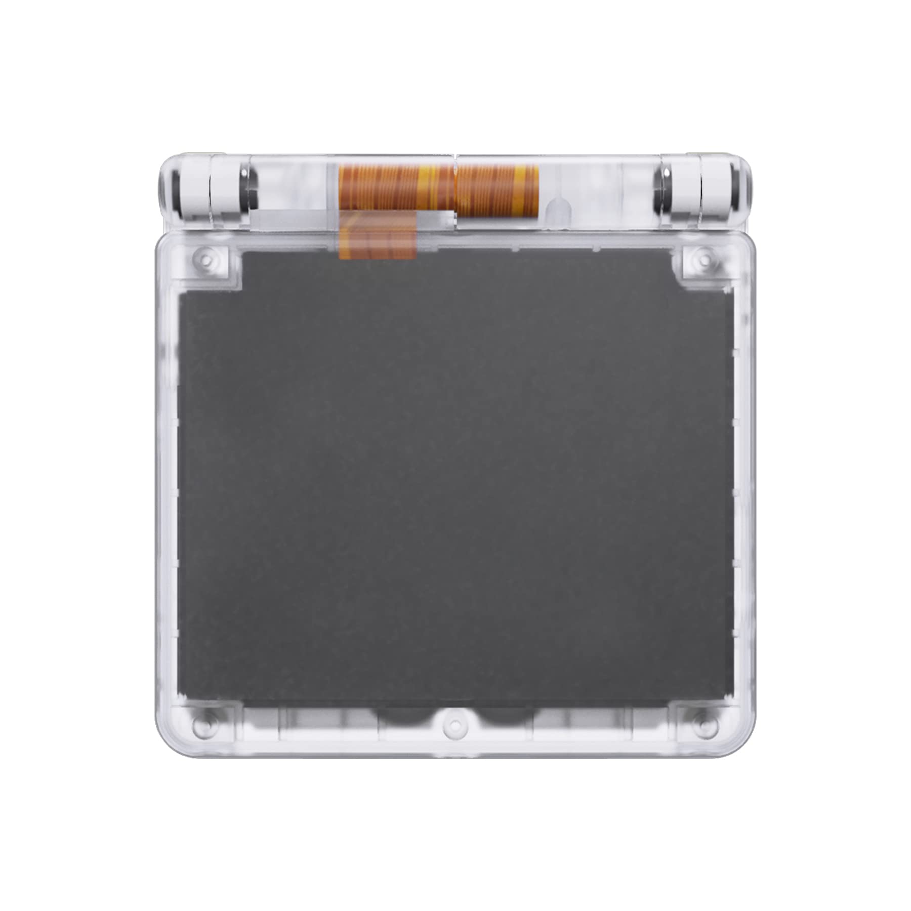 eXtremeRate Replacement Shell Case & Button Kit for Gameboy Advance SP GBA SP Console - Compatible with IPS & Standard LCD Screens (Console & IPS Screen Not Included) - Transparent Cover - Perfect for Gaming, Repair, and Customization Projects