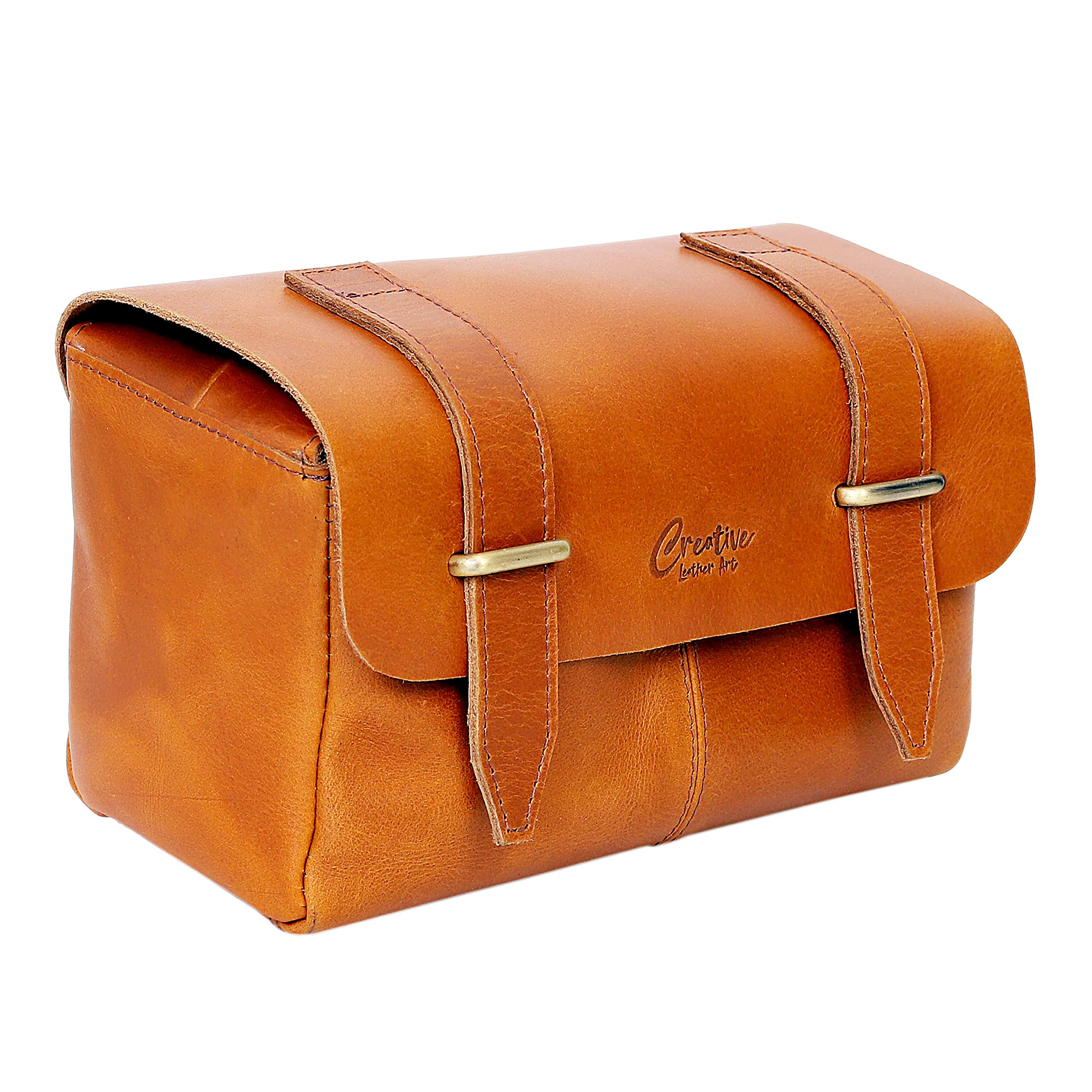 Premium Leather Toiletry Bag for Men & Women - Waterproof Travel Dopp Kit, Makeup Organizer & Cosmetic Case - Ideal for Gym, Business Trips & Vacation Essentials