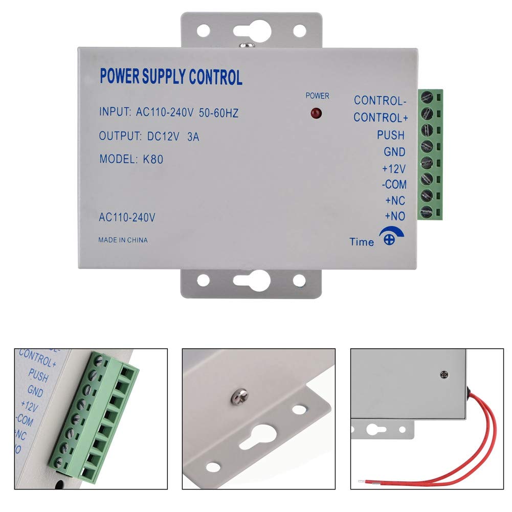 Access Control Power Supply Controller - Secure & Reliable Power Management for Home Security Systems | Ideal for Smart Homes, Offices & Gated Communities