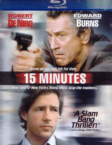 15 Minutes Blu-ray Movie - Crime Drama Thriller Film - Perfect for Movie Nights & Home Theater Entertainment