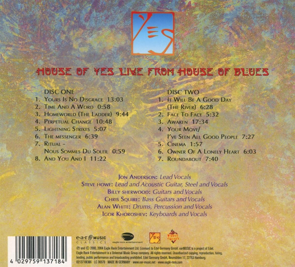 Live From The House Of Blues - Official Concert Recording | Blues & Rock Music Album | Perfect for Music Lovers, Road Trips & Relaxing Evenings