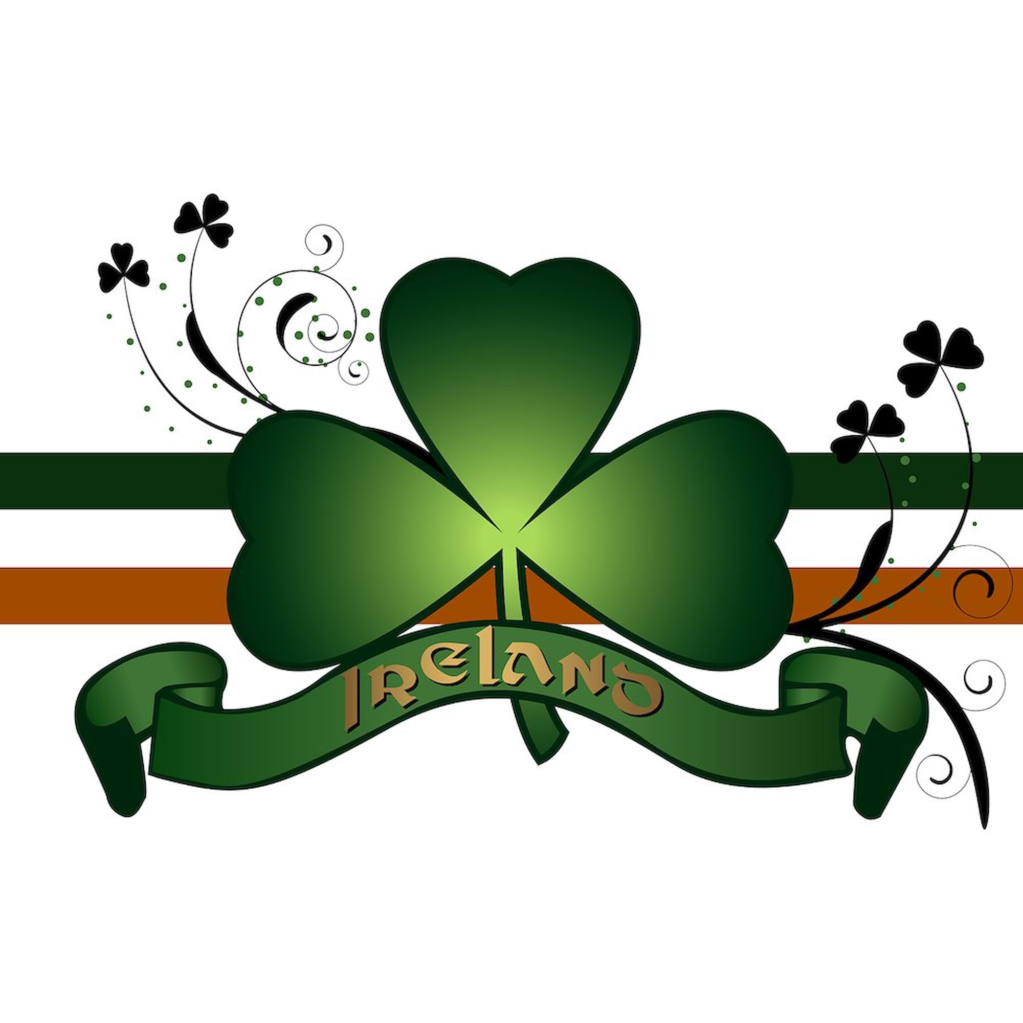 Ireland Oval Car Bumper Sticker - Durable Vinyl Decal for Cars, Laptops & Travel Gear