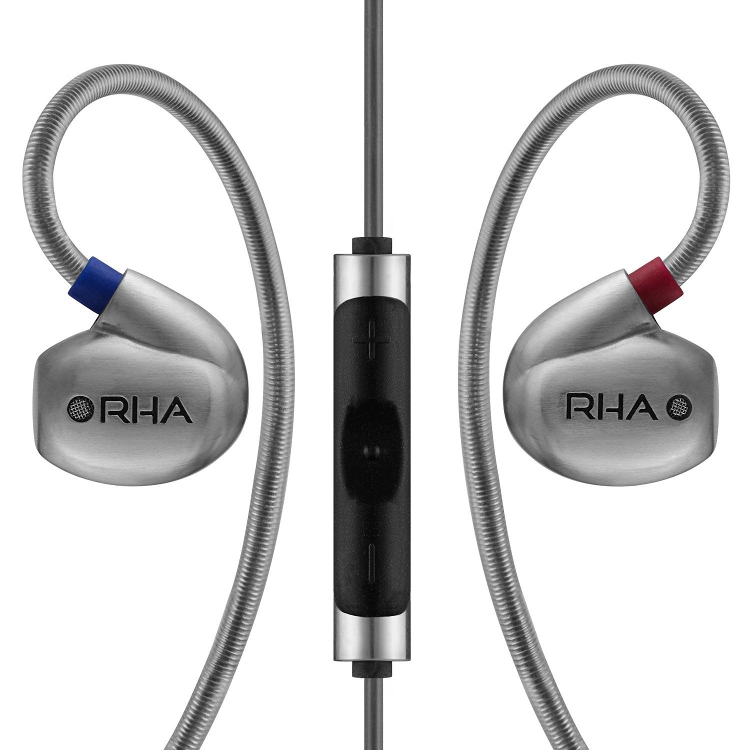 RHA T10i High Fidelity Noise Isolating In-Ear Headphones with Remote & Mic - Perfect for Commuting, Workouts & Travel