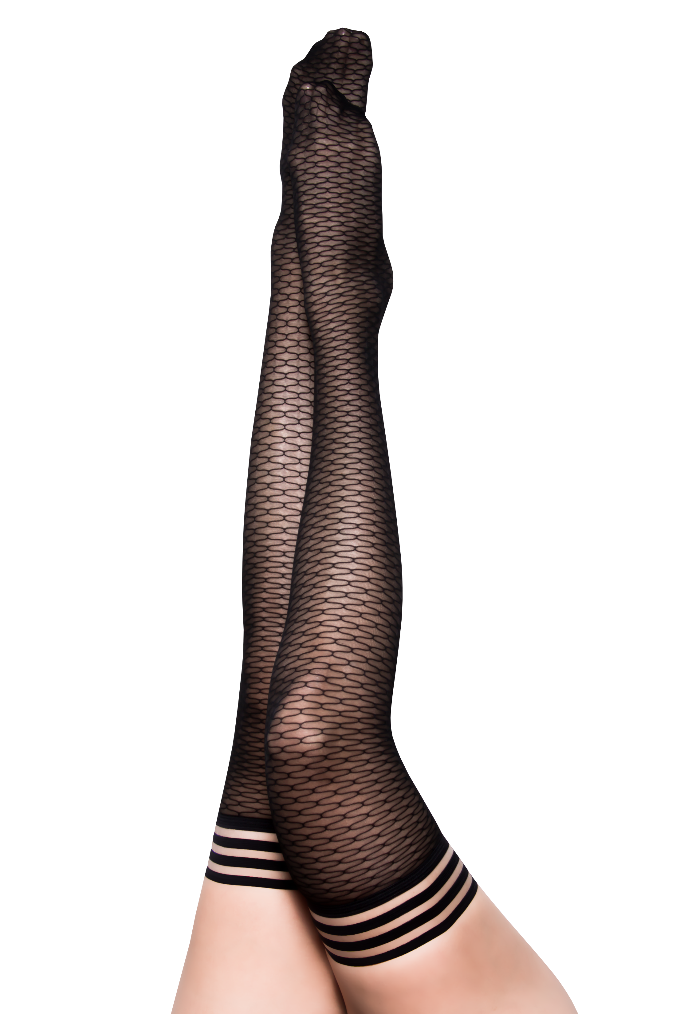 Beth Ann: Stylish Black Fishnet Thigh High Stockings for Women - Modern & Comfortable from Petite to Plus Size | Perfect for Cosplay, Date Night & Fashion Outfits