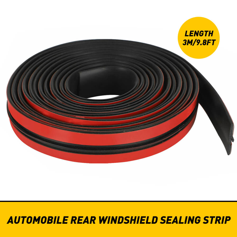 Universal T, U, D Shaped & 5-Hole Rubber Car Window Weatherstrip Seal - Perfect for Auto Glass Replacement, Door Edge Protection and Noise Reduction