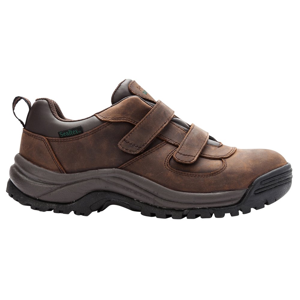 Propet Men's Cliff Walker Low Strap Ankle Boots - Waterproof Hiking Shoes for Outdoor Adventures, Trail Walking & Casual Wear