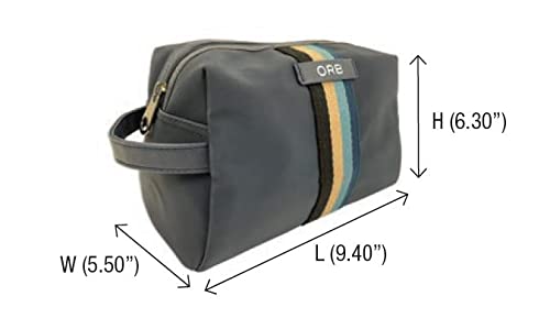 ORB Style Toiletry Bag for Men - Medium Size Travel Cosmetic Organizer - Navy Blue (TB301NV) - Perfect for Gym, Business Trips & Weekend Getaways