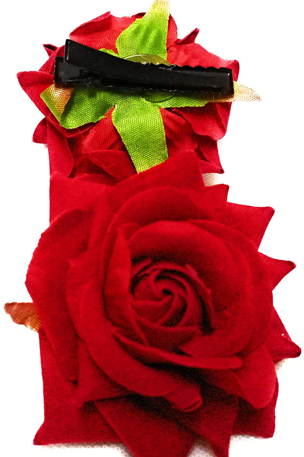 APSAMBR Rose Hair Clip for Women & Girls - Floral Hair Accessories & Hair Pins (2-Pack) - Perfect for Weddings, Parties & Everyday Style