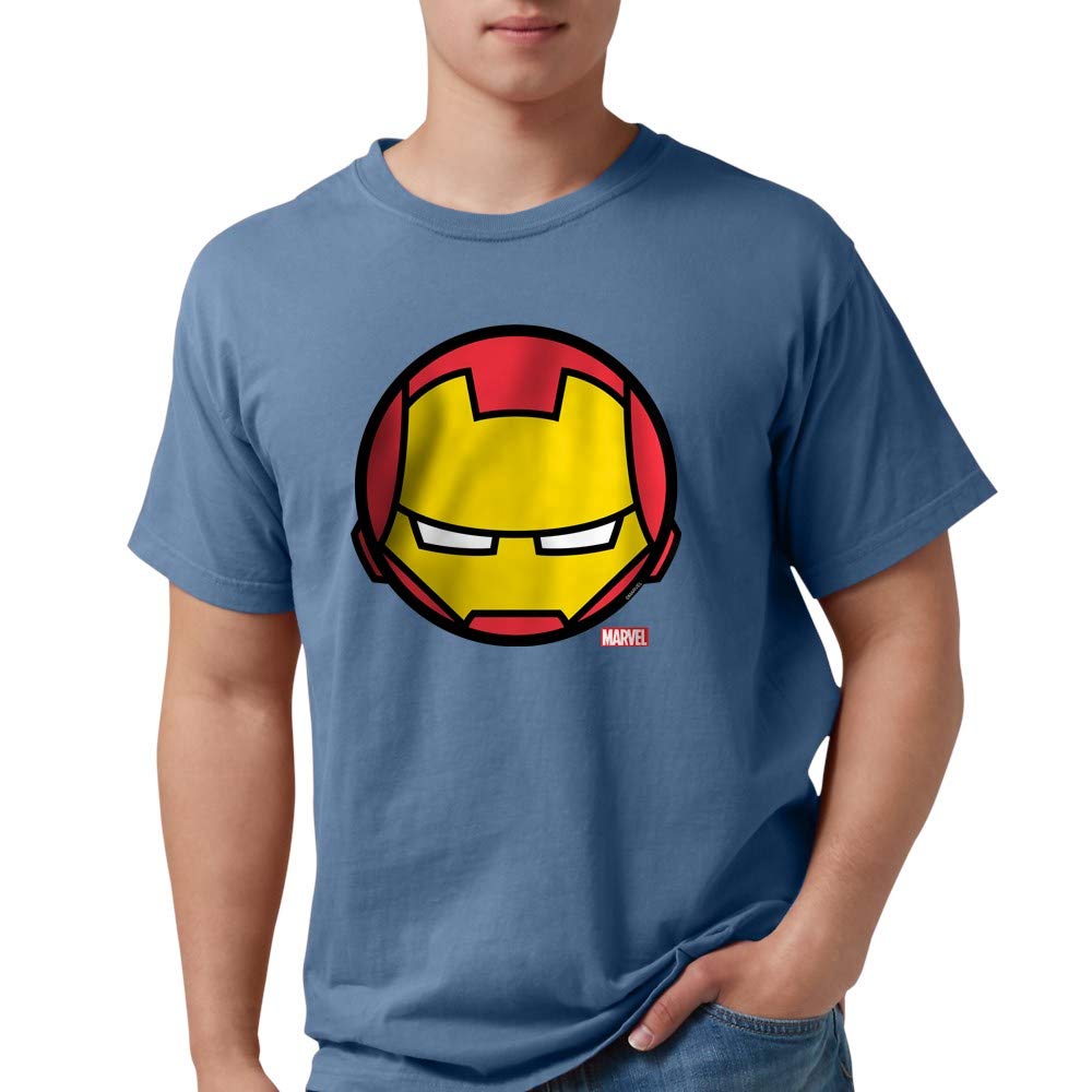 Iron Man Icon Men's Comfort Colors T-Shirt - Superhero Graphic Tee for Casual Wear, Gifts & Marvel Fan Apparel
