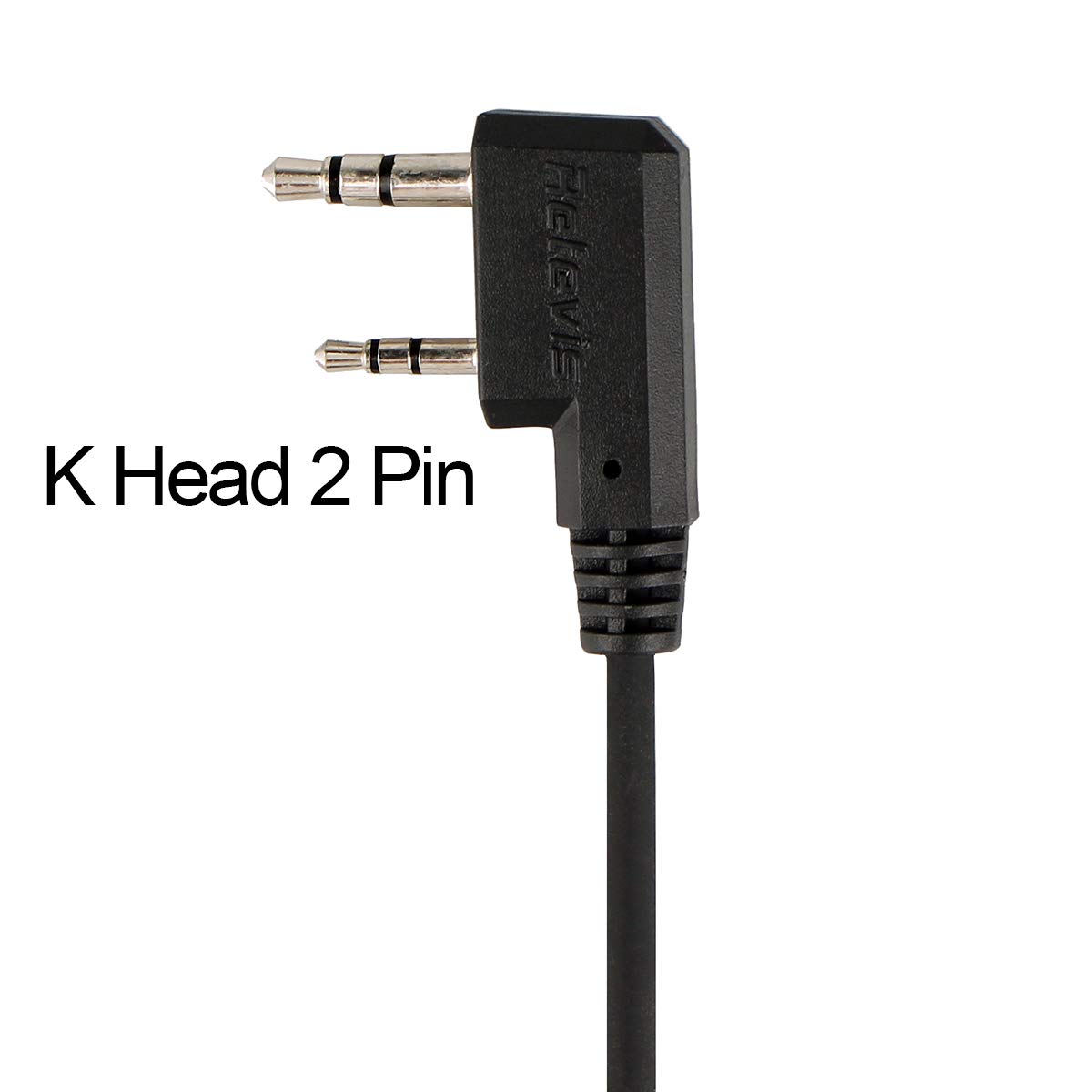 Retevis 10-Pack Two Way Radio Earpiece with Microphone - Single Wire Earhook Headset Compatible with Baofeng BF-888S, UV-5R, H-777, RT22, Arcshell AR-5 Walkie Talkies - Perfect for Security, Construction, and Event Staff Communication