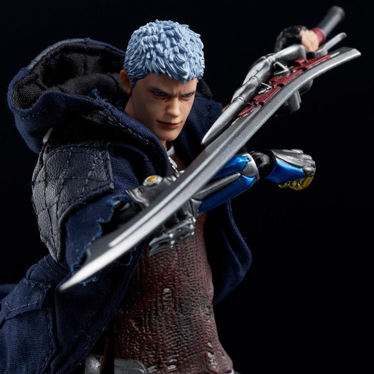 1000toys (Sen Toys) Devil May Cry 5 V Nero 1/12 Scale Deluxe Action Figure - Collectible Anime Character Model for Display & Gaming Enthusiasts