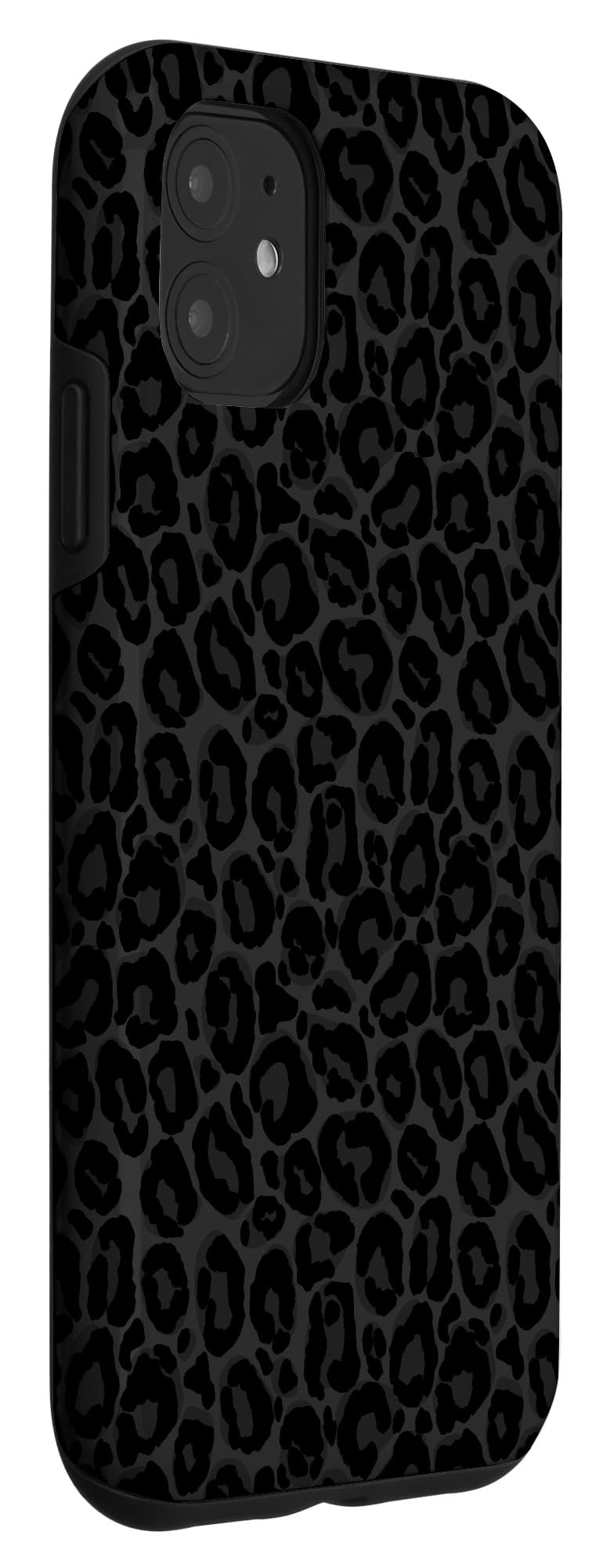 iPhone 11 Case - Black Leopard Cheetah Print Phone Cover for Women | Slim Protective Case with Premium Design | Perfect for Everyday Use, Travel & Fashion Accessory