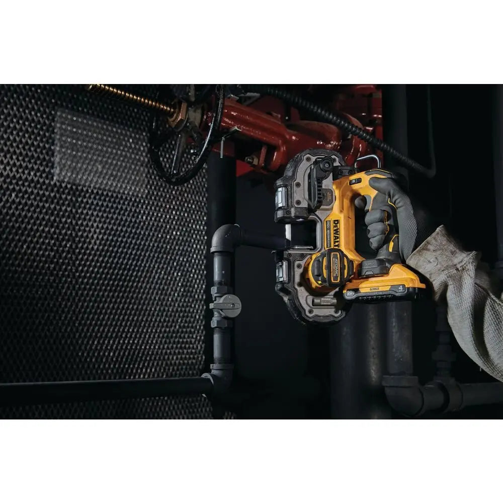 DEWALT DCS377B ATOMIC 20V MAX Brushless Cordless Compact Bandsaw (1-3/4 Inch Cutting Capacity) - Tool Only - Perfect for Plumbing, Electrical Work & DIY Projects