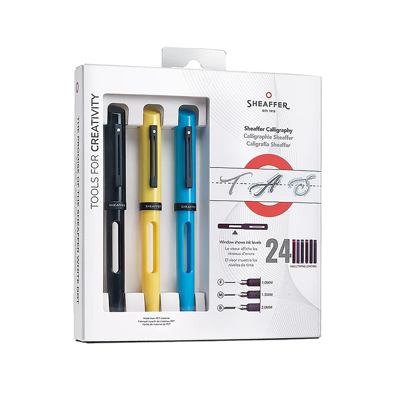 Sheaffer Maxi Calligraphy Fountain Pen Set - Premium Calligraphy Pen with Ink Refills - Perfect for Wedding Invitations, Art Projects & Hand Lettering