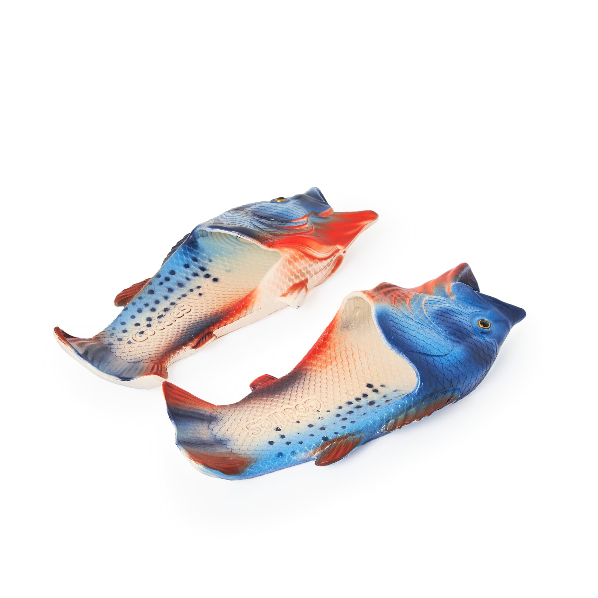 Original Coddies Fish Flip Flops - Funny Unisex Sandals for Men & Women | Comfortable Bass Slides for Pool, Beach, Shower & Home Use | Unique Gift Idea for Summer & Vacation