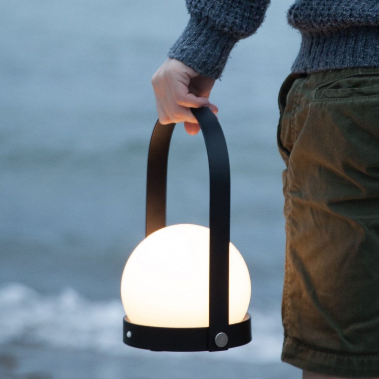 AUDO CPH Carrie Lamp - Portable Rechargeable LED Desk Lamp, Black - Perfect for Home Office, Reading, and Travel Lighting