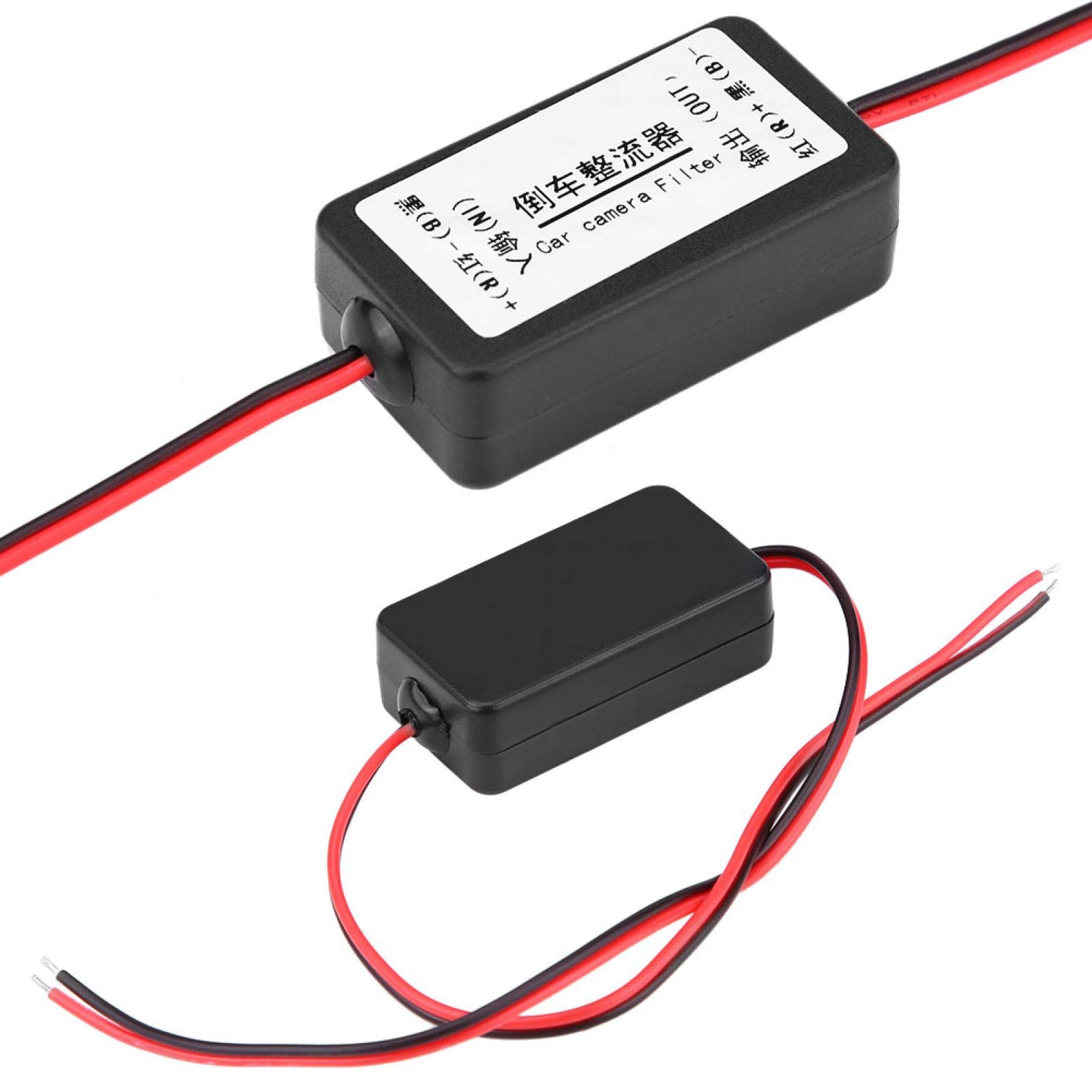 12V DC Car Rearview Camera Power Filter Relay Capacitor - Noise Reduction & Stable Power Supply for Backup Cameras, Dash Cams & Vehicle Security Systems
