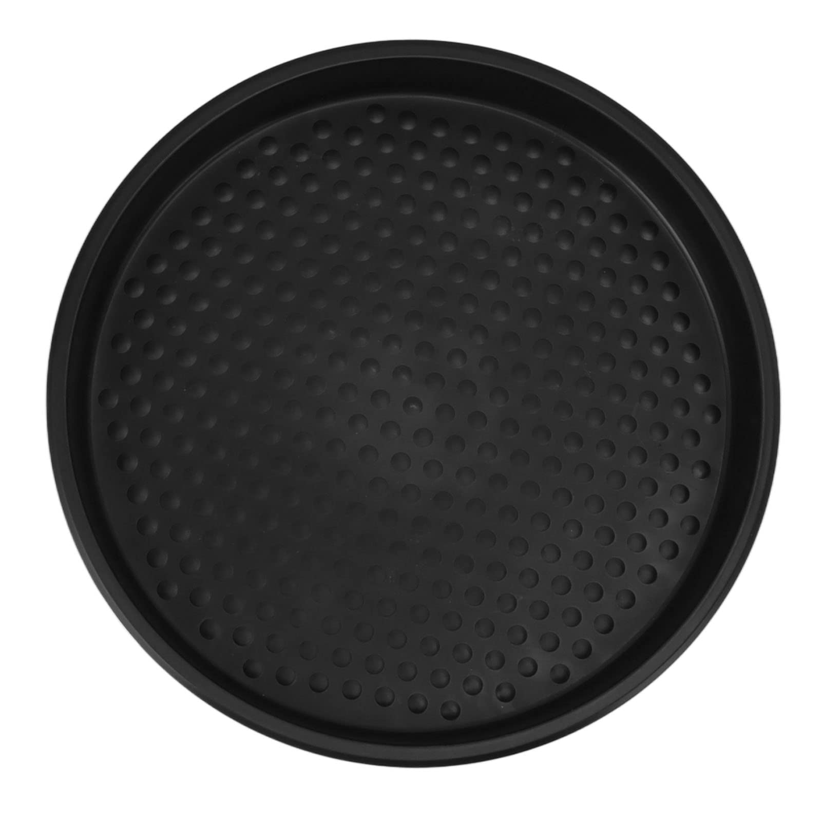 360 Degree Rotating Tray Organizer - Waterproof Round Turntable for Spice Bottles, Cosmetics & Bathroom Essentials | Space-Saving Black Lazy Susan for Kitchen Counter, Vanity & Pantry Organization