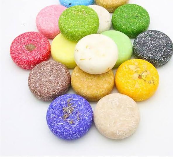 Organic Natural Hair Nourishing Solid Shampoo Bar with Polygonum Multiflorum - Sulfate-Free, Vegan & Eco-Friendly Shampoo Soap for Dry, Damaged Hair - Perfect for Travel, Gym & Zero-Waste Lifestyle