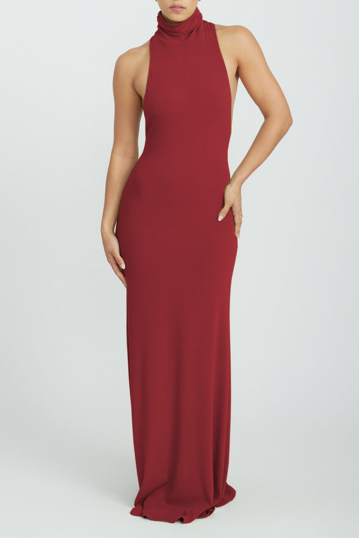 Maeve Maxi Dress in Crimson - Elegant Long Flowy Dress for Women | Perfect for Summer, Beach, Weddings & Special Occasions