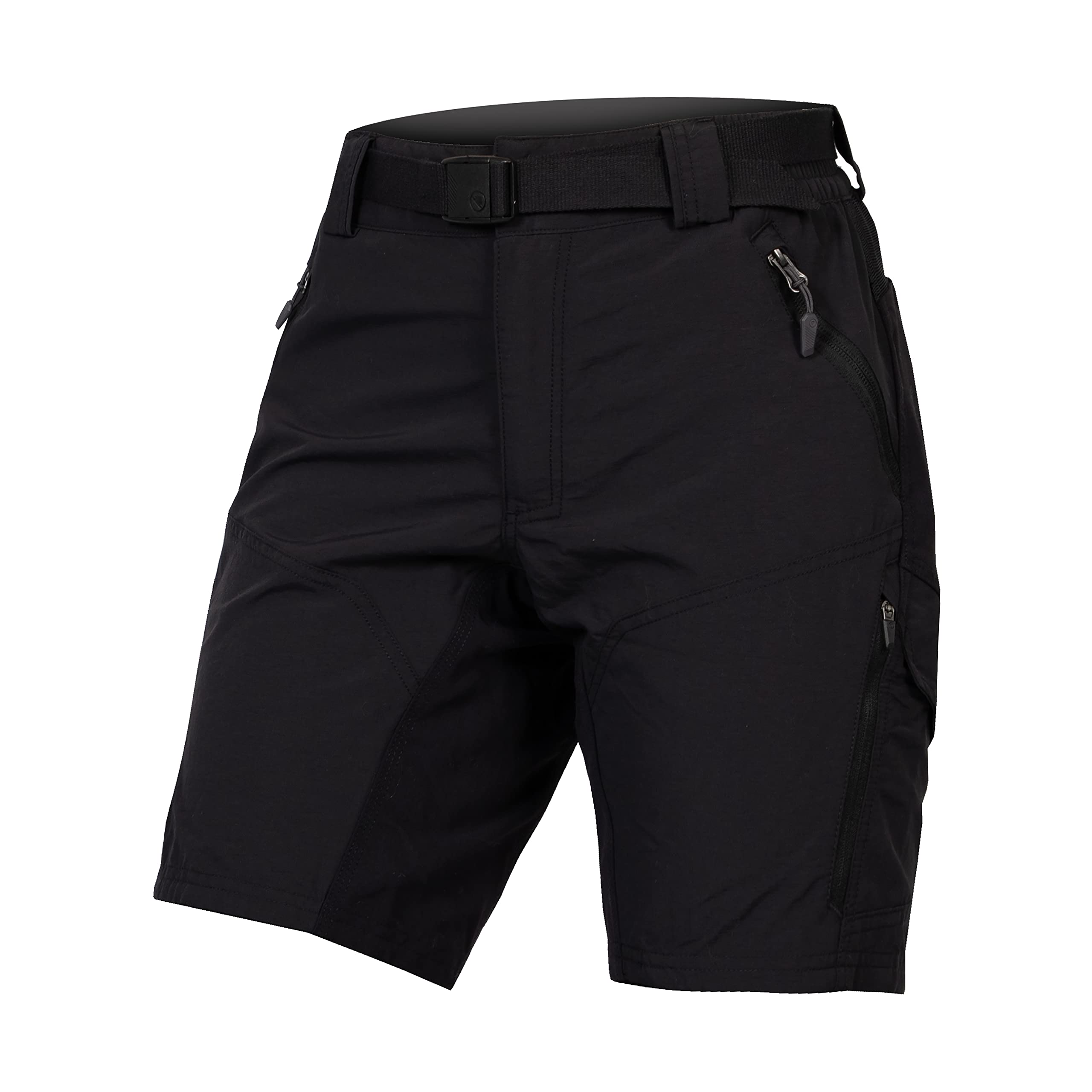 Endura Women's Hummvee Mountain Bike Baggy Cycling Shorts with Liner - Black, X-Small | MTB Trail Riding & Bikepacking Gear for Outdoor Adventures