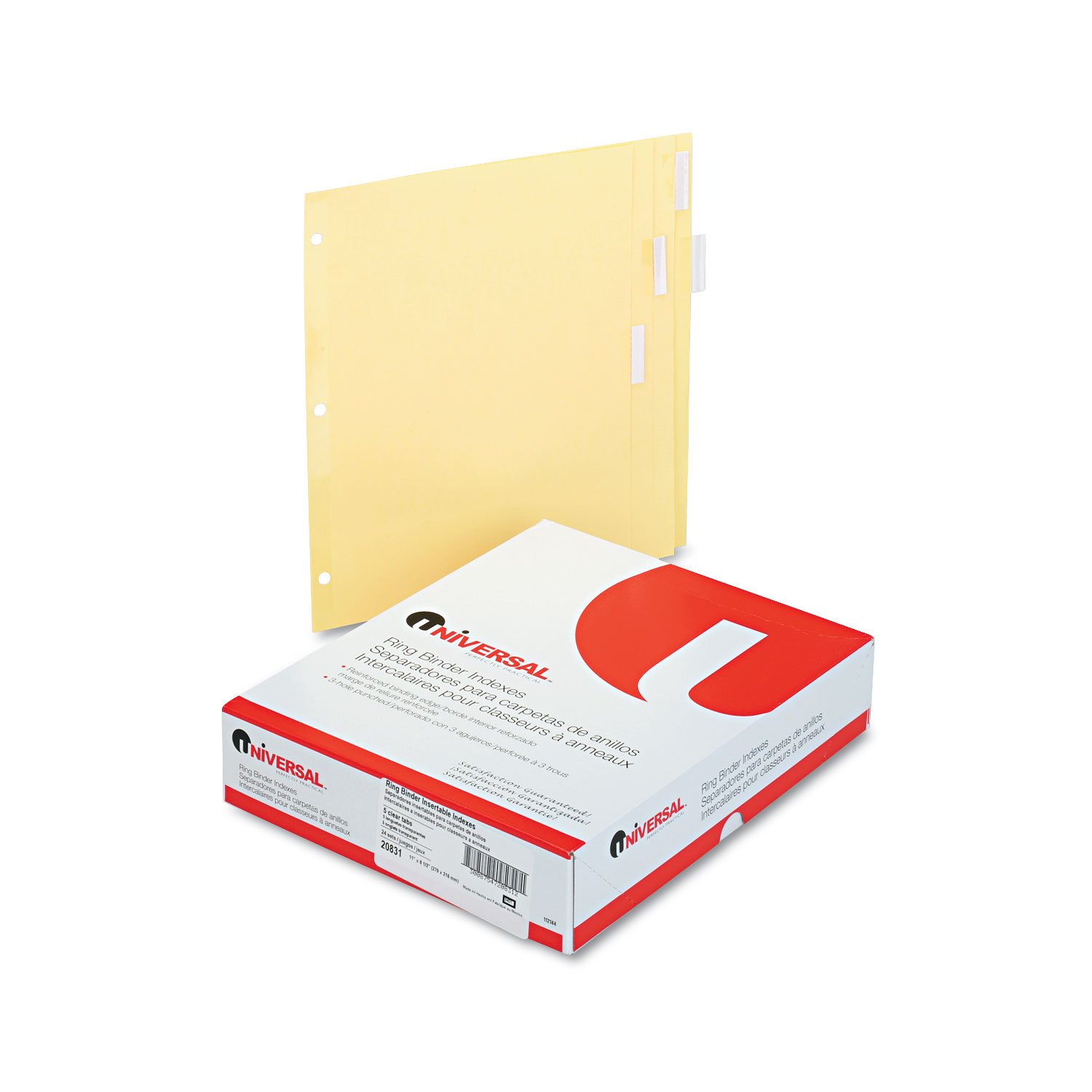 Universal Index Dividers 20831 for Office Filing & Organization