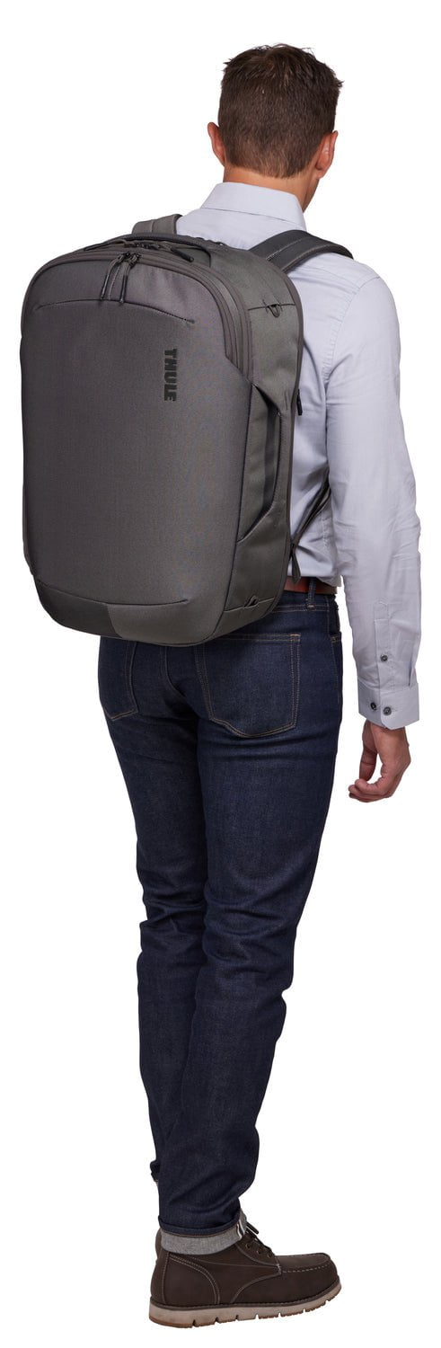Thule Subterra 2 Convertible Carry On Bag 40L - Lightweight Expandable Luggage for Travel & Business - Vetiver Gray - Perfect for Airplane Cabin & Weekend Getaways