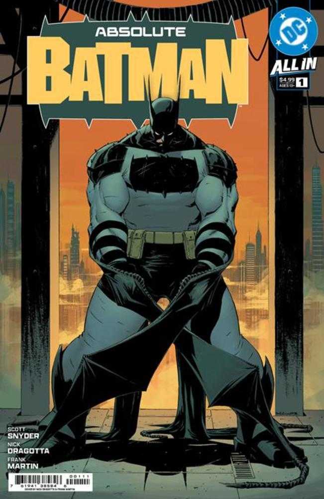 Absolute Batman #1 Cover A by Nick Dragotta - Rare Collector's Edition Comic Book for DC Fans, Superhero Enthusiasts & Comic Art Collectors - Perfect for Display, Gifts & Investment