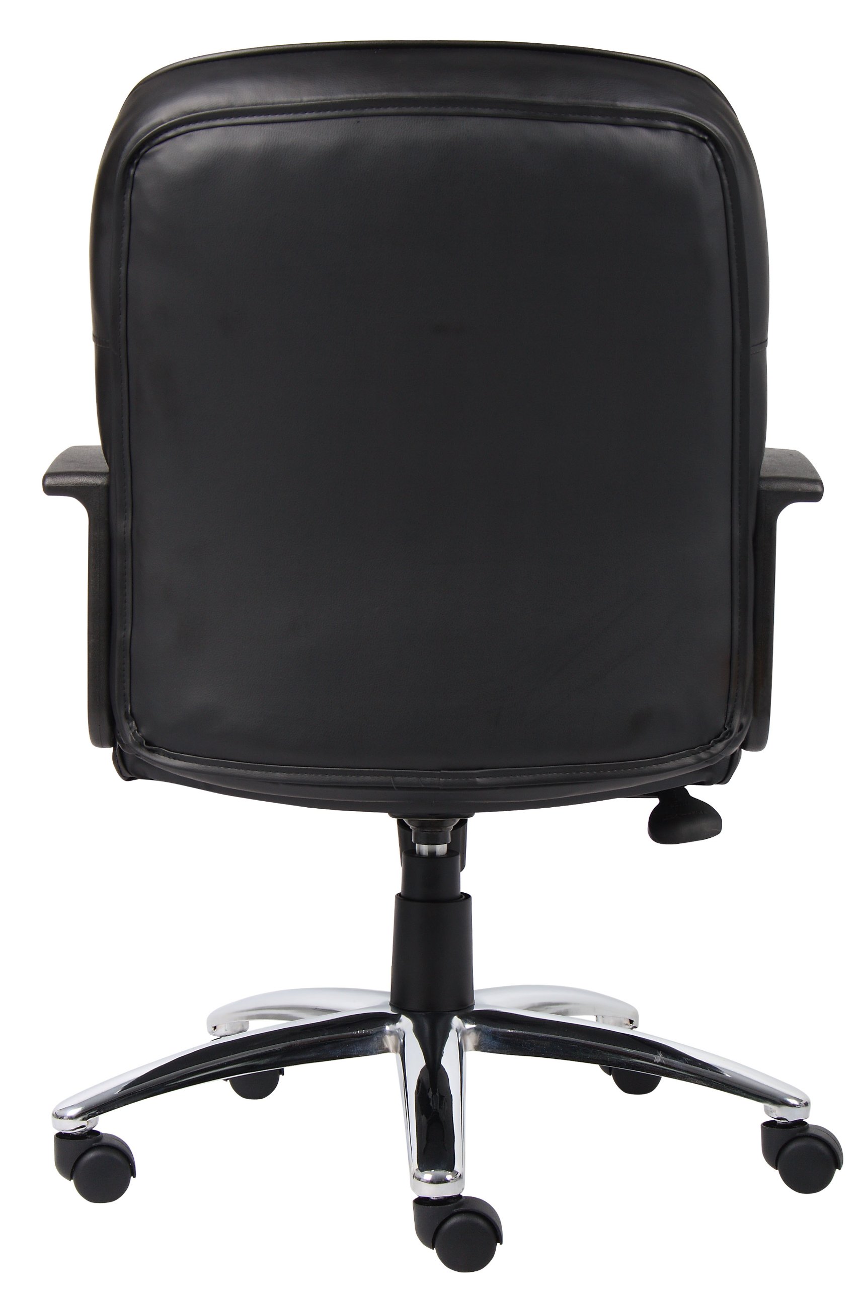 Premium Executive Office Chair - Ergonomic High Back Leather Chair for Home & Business Use - Adjustable Swivel Task Chair with Lumbar Support - Ideal for Long Hours of Comfortable Seating (Black)