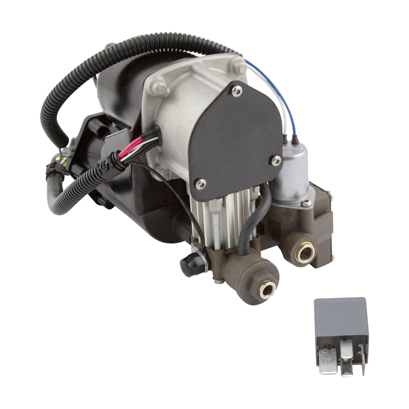 New Air Ride Suspension Compressor Pump & Relay Kit for Land Rover LR3 Range Rover - Off-Road Adventure & Smooth Ride Solution