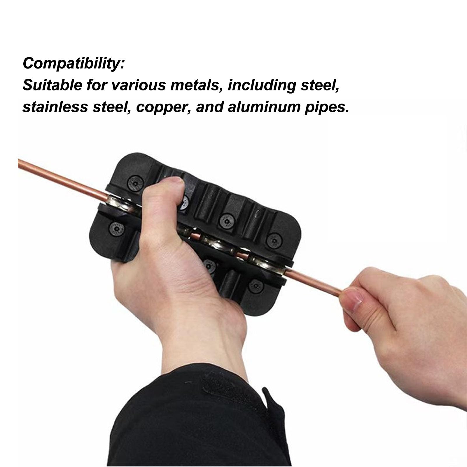 3/4 Inch Handheld Tubing Straightener Tool - Professional Fuel Line & Brake Line Straightener for Automotive Repair, DIY Projects & Hydraulic Systems