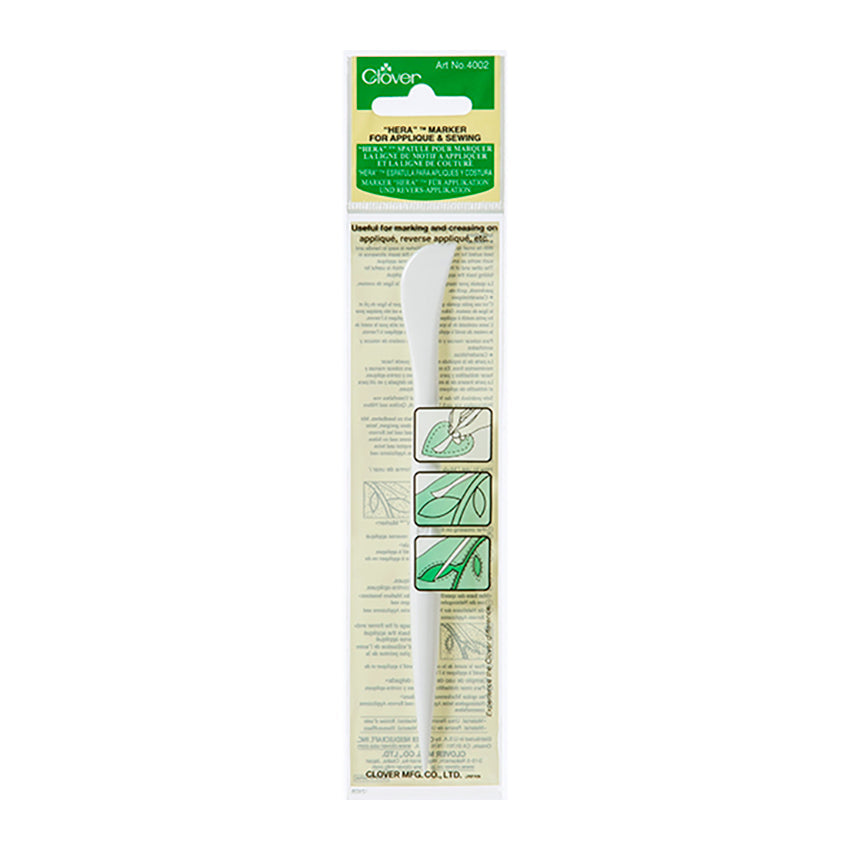 Clover HERA Marker for Appliqué & Sewing - Essential Tool for Quilting, Embroidery & Fabric Crafts | Perfect for DIY Sewing Projects & Home Decor