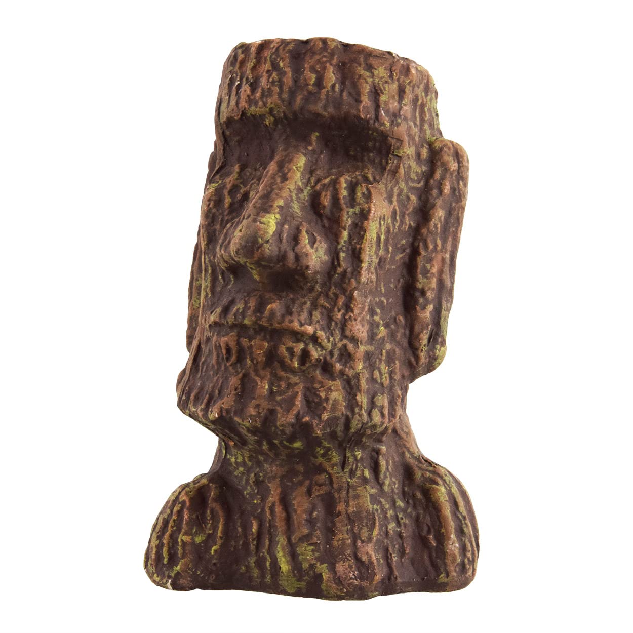 Underwater Treasures Ceramic Moai Statue - Medium Size Easter Island Decor for Home, Office & Garden
