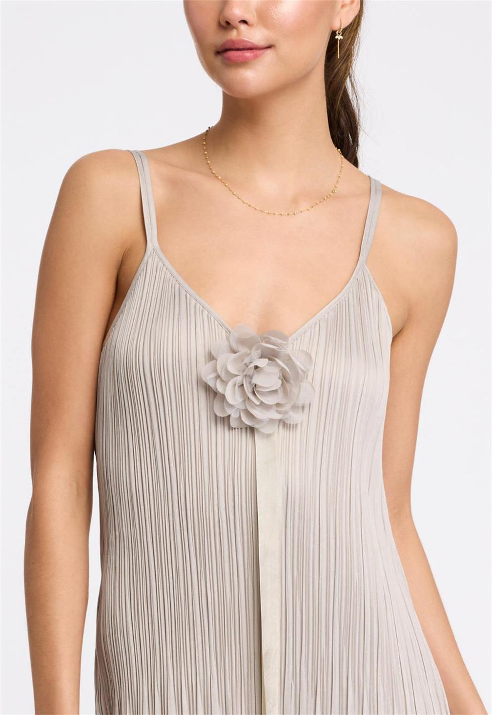 Love Joy Gown Taupe - Elegant Women's Nightgown for Comfortable Sleep & Relaxation at Home