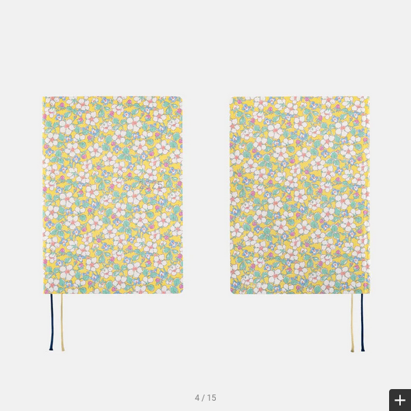 Hobonichi Techo 2025 Planner - Liberty Fabrics Paysanne Blossom HON A5 Size Daily Journal (January Start, Monday Start) English Edition - Perfect for Work, School & Personal Organization
