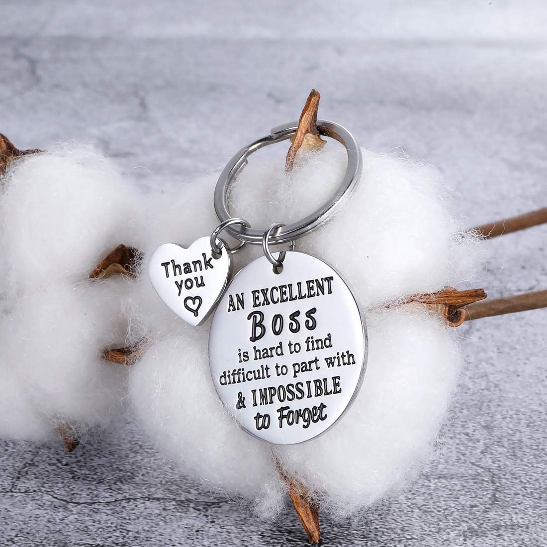 Premium Boss Appreciation Gifts for Women & Men - Thoughtful Going Away, Employee Thank You & Farewell Gifts - Coworker Retirement, Birthday & Mentor Keychain - Perfect Office Gift for Bosses, Colleagues & Team Members